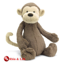 Grey color super soft plush monkey toys